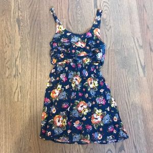 Xhilaration Navy Floral Dress
